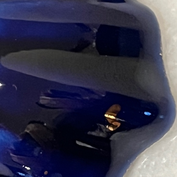 Six Asian Cobalt Blue Dipping Bowls — Vintage - Picture 6 of 10